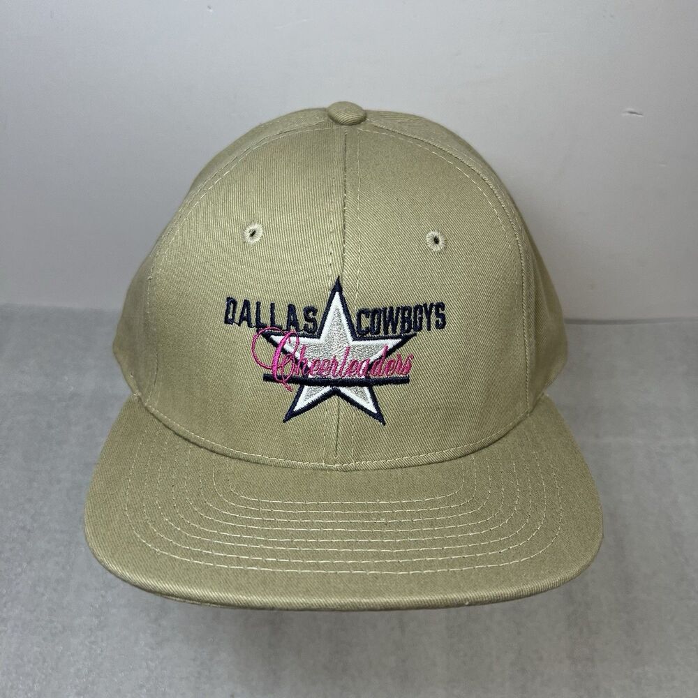Vtg Dallas Cowboys Cheerleaders Hat Team Caps Snap Back Mens NFL Gray USA Made